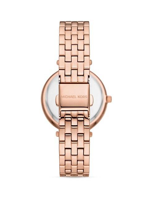 Darci Rose-Goldtone Stainless Steel & Crystal Watch & Bracelet Set商品第3张图片规格展示