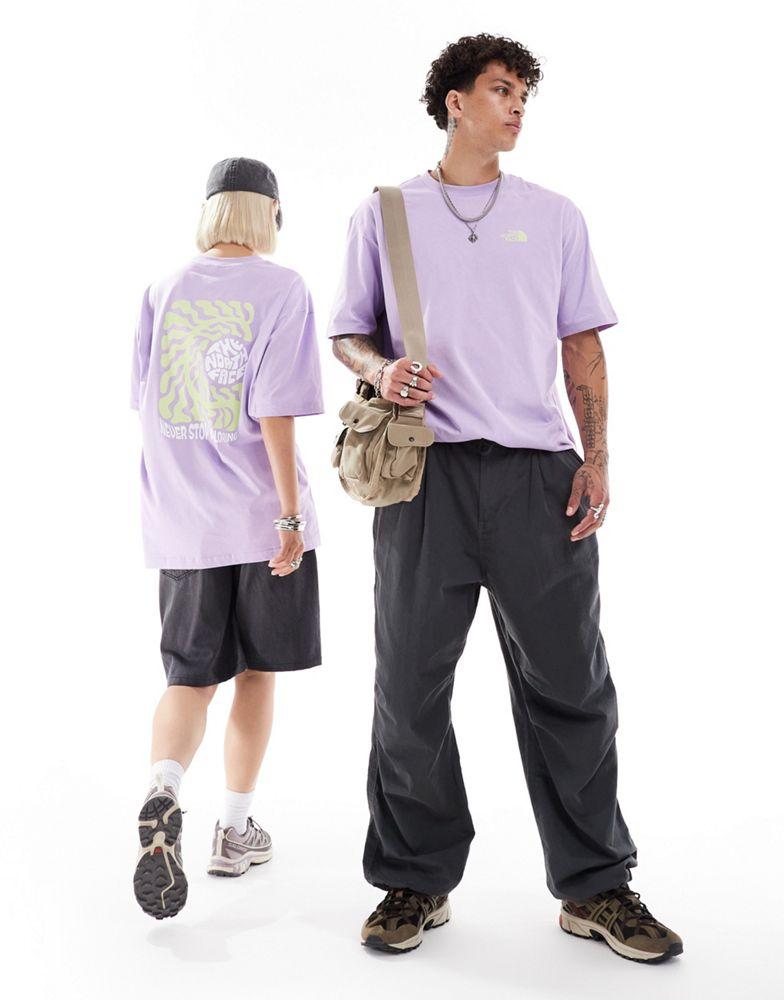 THE NORTH FACE◆Exotic Days backprint Tシャツ LILAC 送料込 The North Face The North Face Exotic Days backprint