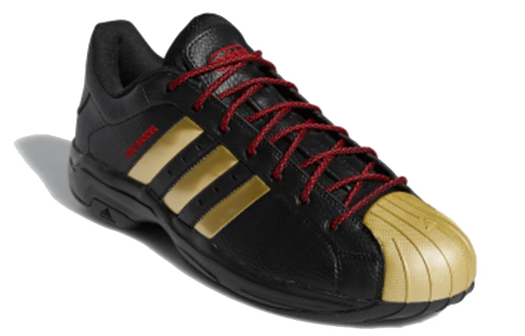 商品[国内直发] Adidas|adidas PRO Model 2G Low 透气 低帮 篮球鞋 男款 黑金,价格¥550,第4张图片详细描述