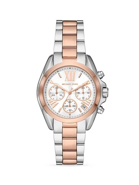 商品Michael Kors|Bradshaw Two-Tone Stainless Steel Chronograph Watch,价格¥2058,第1张图片