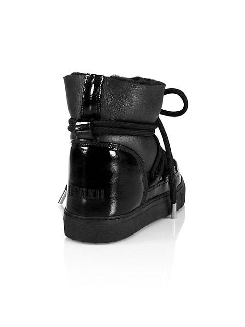 Gloss Leather Sneaker Boots商品第3张图片规格展示
