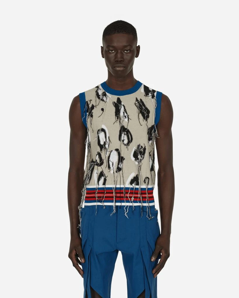 商品Charles Jeffrey Loverboy|Guddle Animal Vest Grey,价格¥1432,第1张图片