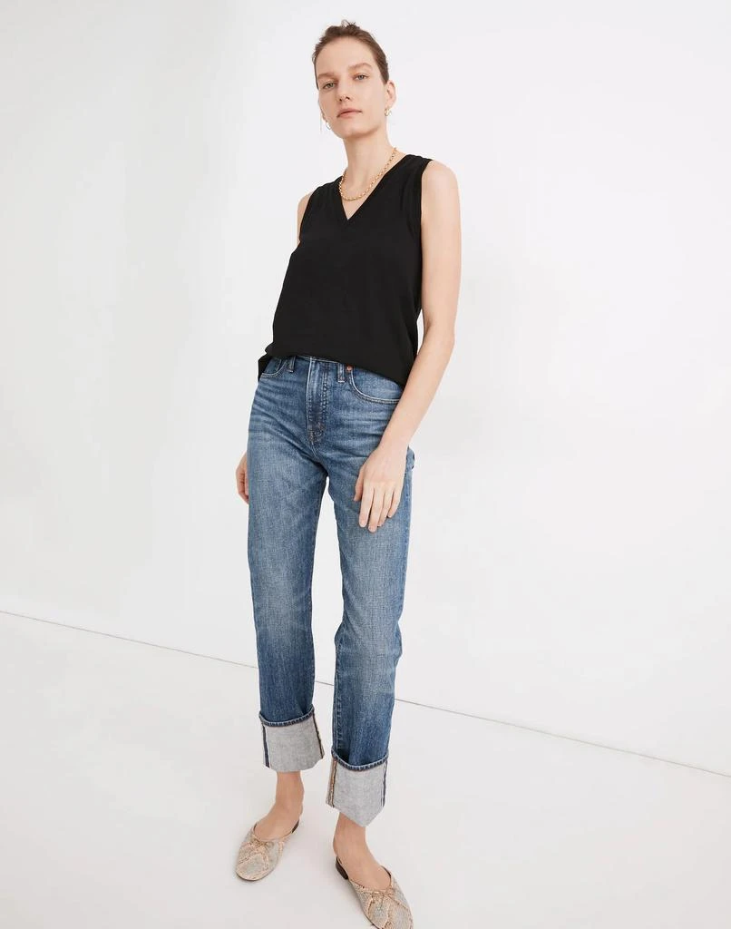 商品Madewell|Whisper Cotton V-Neck Tank,价格¥79,第2张图片详细描述