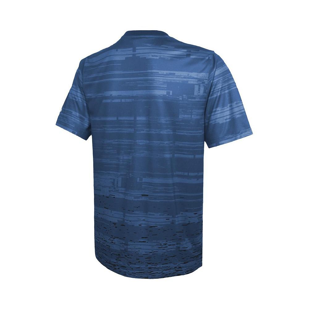Men's Royal Indianapolis Colts Combine Authentic Sweep T-shirt商品第4张图片规格展示