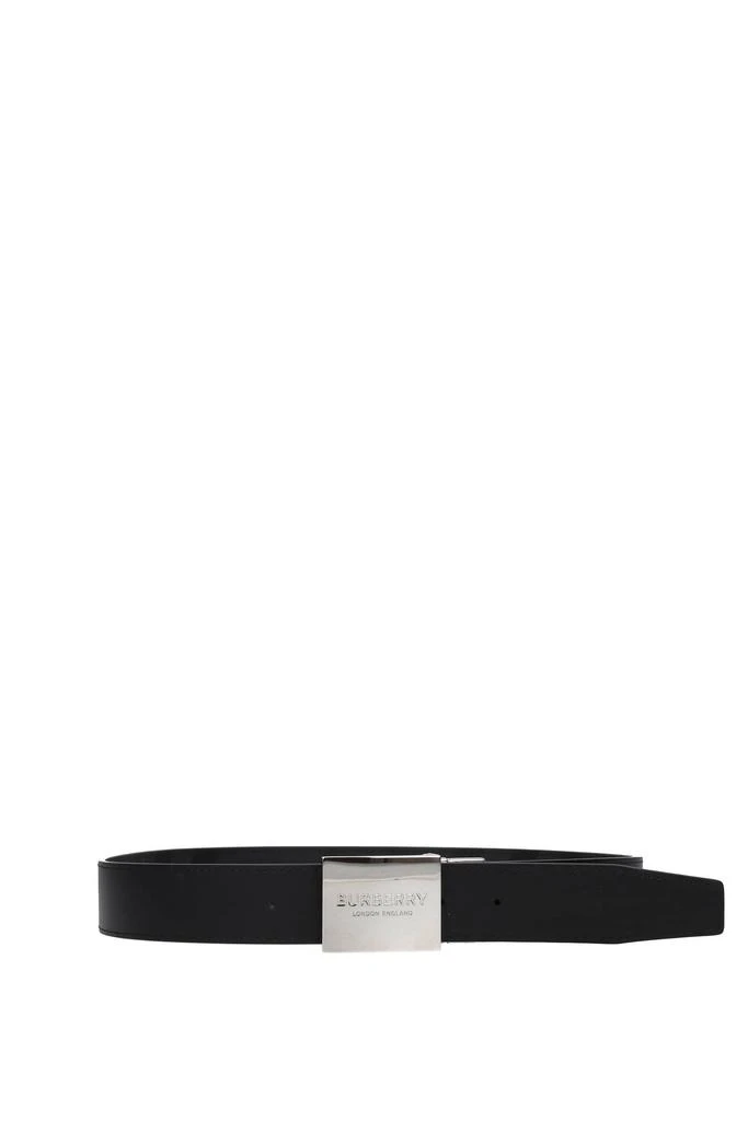 商品Burberry|Regular belts Fabric Gray Black,价格¥2524,第2张图片详细描述