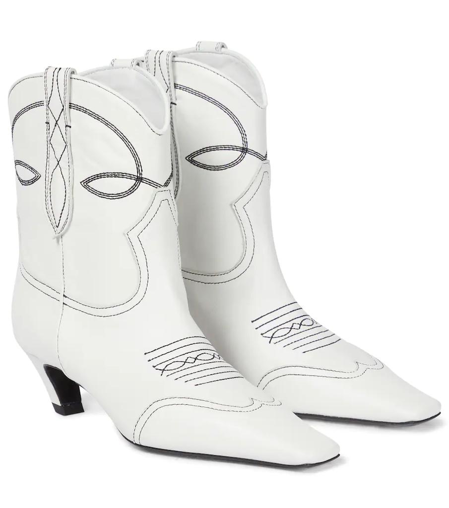 Dallas leather cowboy boots商品第1张图片规格展示