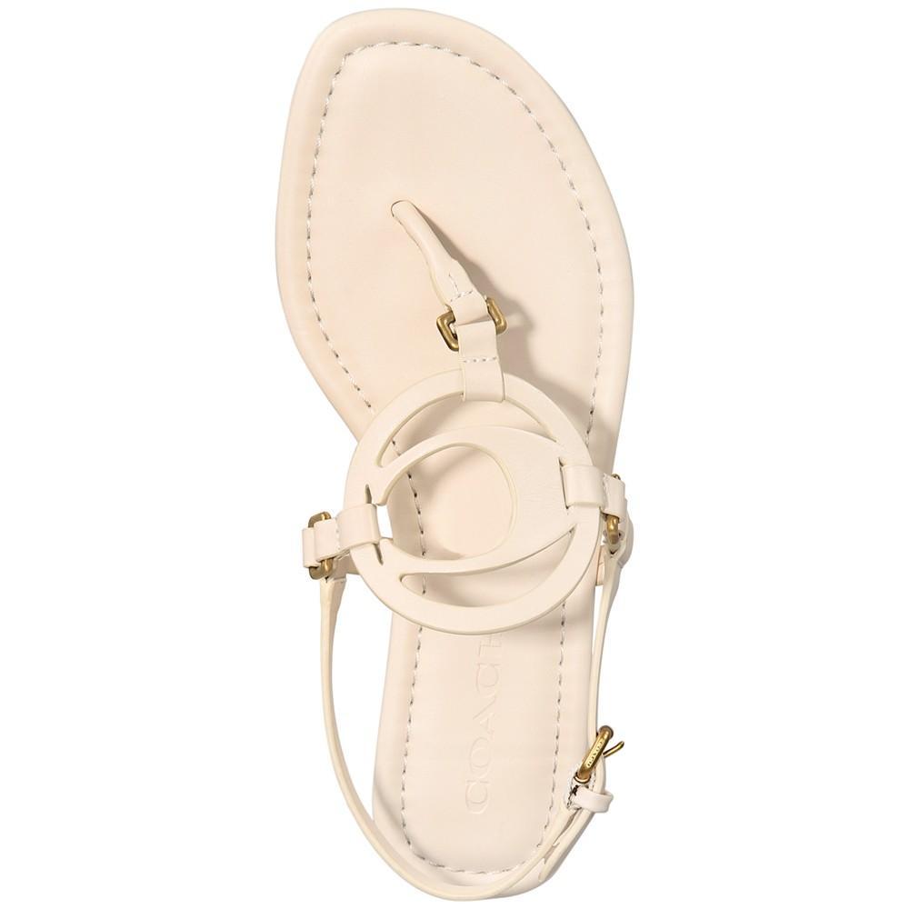 商品Coach|Women's Jeri Leather Sandals,价格¥442,第6张图片详细描述