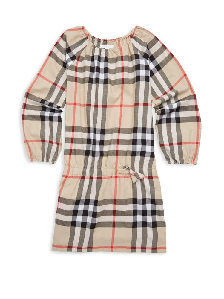 商品Burberry|Little Girl's & Girl's Kadyann Plaid-Print Dress,价格¥909,第1张图片