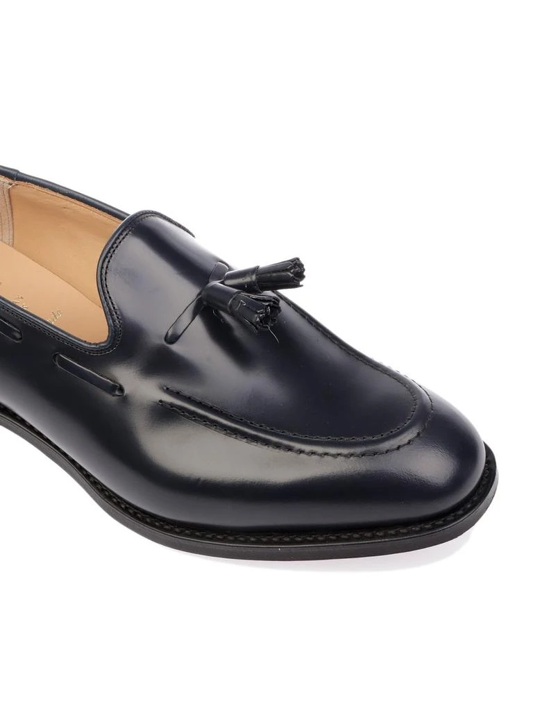 商品Church's|Church's men's blue leather loafers,价格¥6040,第5张图片详细描述