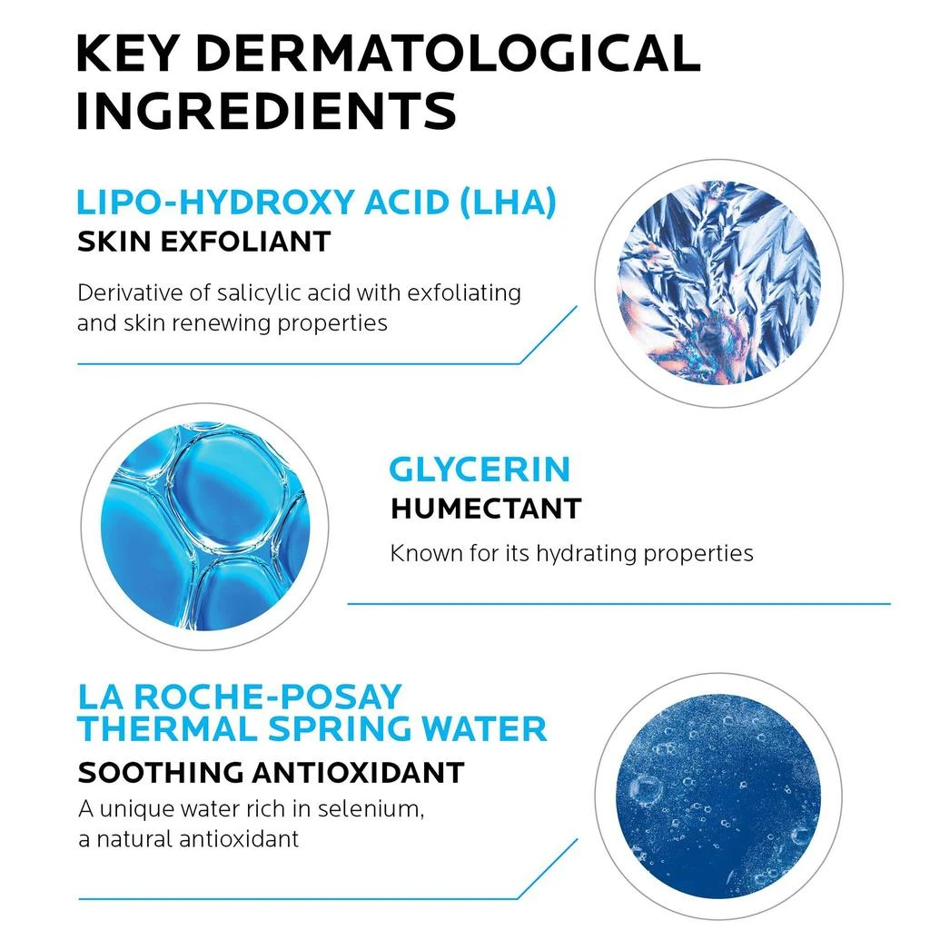 商品La Roche Posay|La Roche-Posay Effaclar Toner Astringent Lotion Micro-Exfoliant,价格¥215,第3张图片详细描述