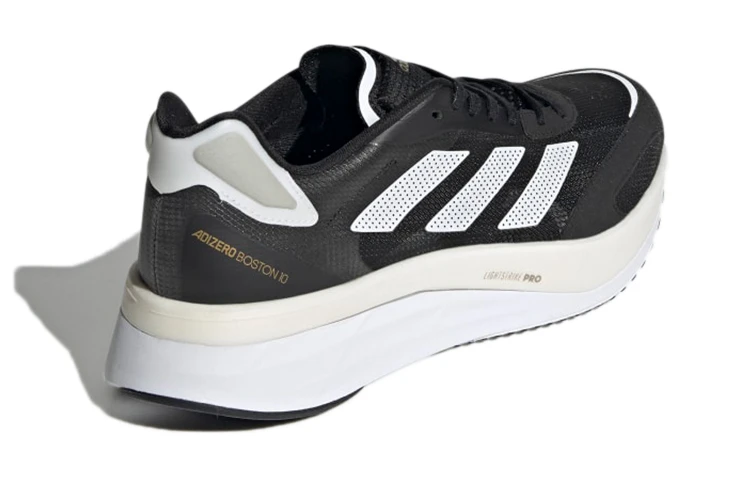 商品[国内直发] Adidas|adidas Adizero Boston 10 时尚舒适 低帮 碳板跑步鞋 男款 黑白色,价格¥496,第5张图片详细描述