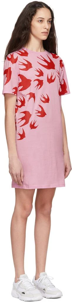 商品Alexander McQueen|Pink Swallow Dress 连身裙,价格¥1352,第2张图片详细描述