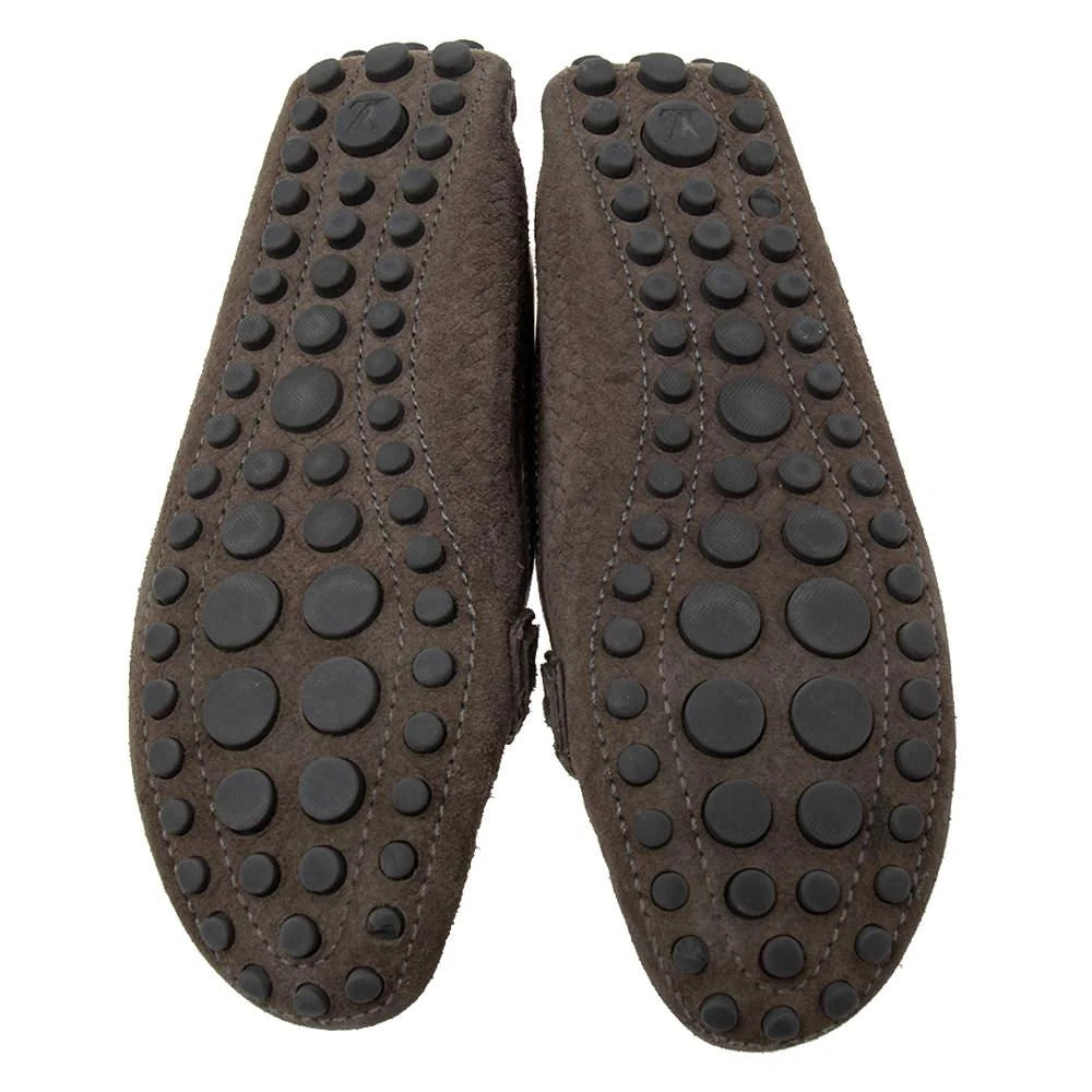 Louis Vuitton Brown Suede And Leather  Loafers Size 38 商品
