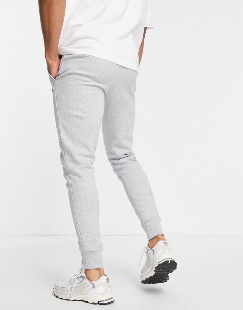 Lacoste cotton joggers in grey商品第4张图片规格展示