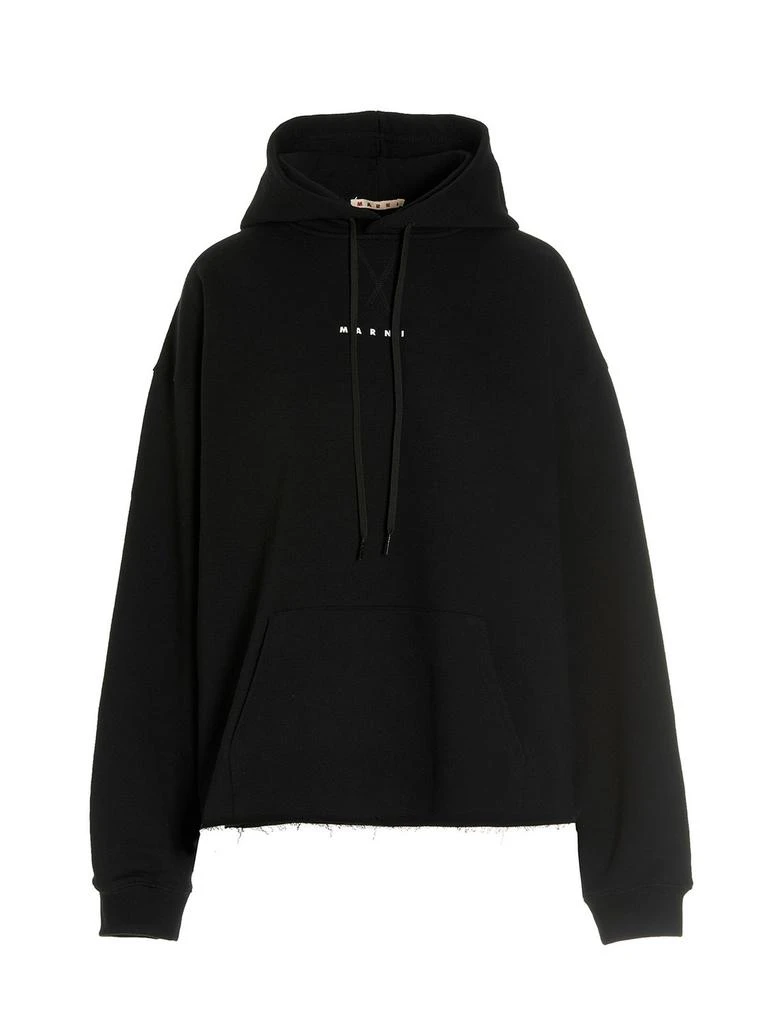 商品Marni|Marni Logo Printed Long-Sleeved Hoodie,价格¥3118,第1张图片