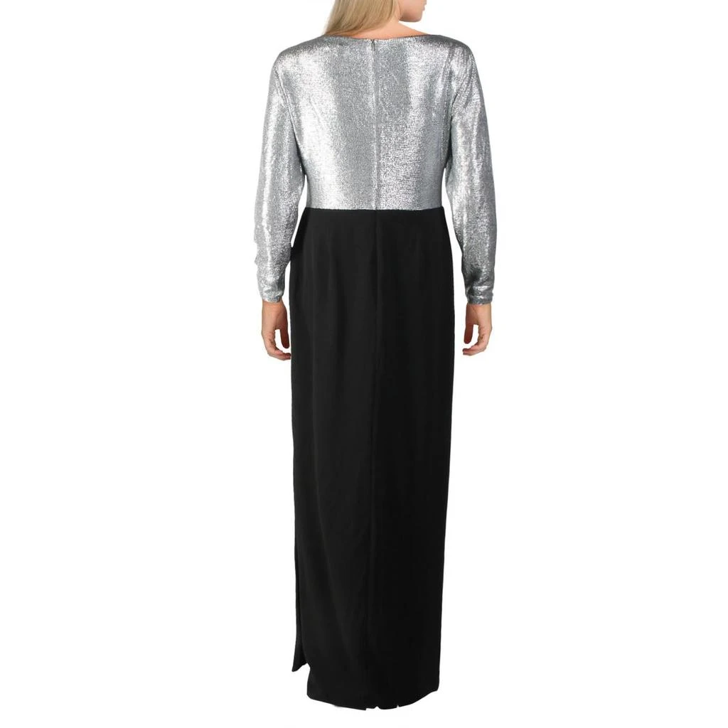 商品Ralph Lauren|Lauren Ralph Lauren Womens Metallic Two Tone Evening Dress,价格¥221,第2张图片详细描述
