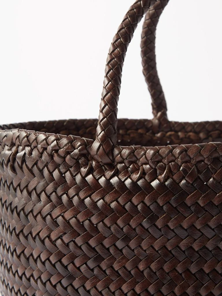 商品DRAGON DIFFUSION|Grace small woven-leather basket bag,价格¥2968,第5张图片详细描述