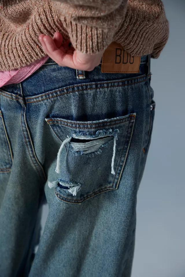 商品BDG|BDG Destructed Baggy Skate Fit Jean,价格¥589,第6张图片详细描述