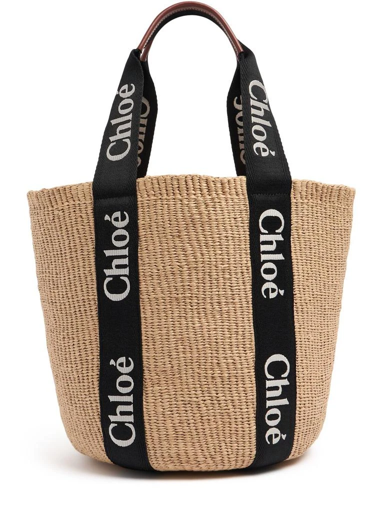 商品Chloé|Large Woody Paper Tote Bag,价格¥5108,第1张图片