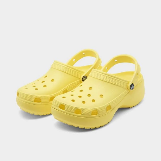 商品Crocs|Women's Crocs Classic Platform Clog Shoes,价格¥74,第2张图片详细描述