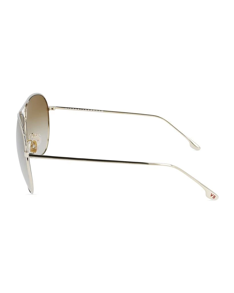 商品Victoria Beckham|Aviator Hammered Metal Sunglasses,价格¥3301,第3张图片详细描述