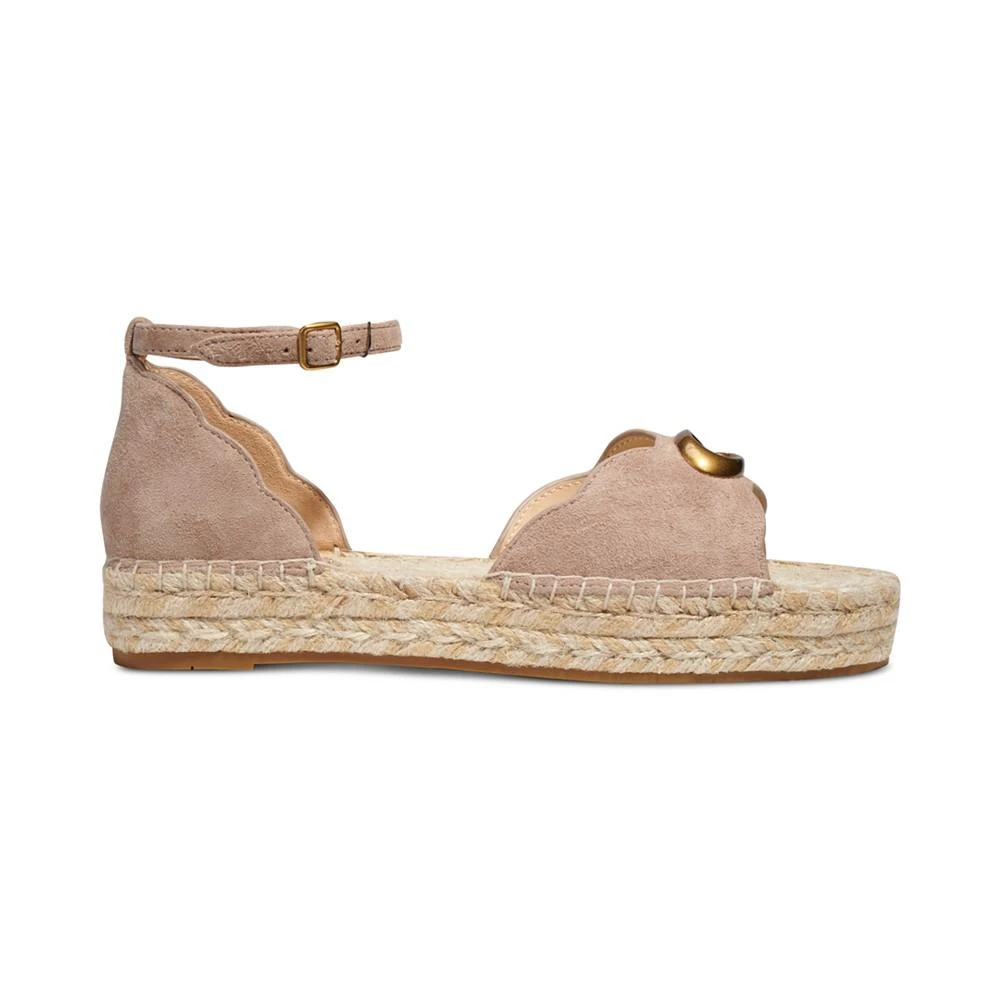 商品Coach|Women's Dillon Flatform Espadrille Sandals,价格¥735,第2张图片详细描述