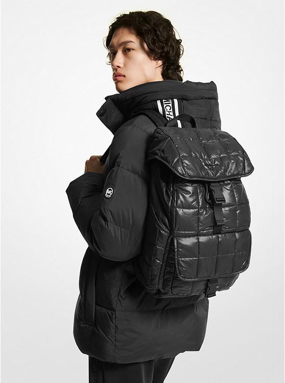 Stirling Quilted Recycled Polyester Backpack商品第4张图片规格展示