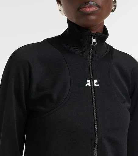 商品Courrèges|潜水服面料针织夹克,价格¥4058,第5张图片详细描述