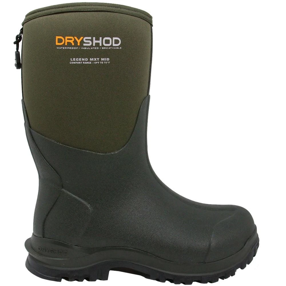 商品Dryshod|Legend MXT Round Toe Mid Pull on Rain Boots,价格¥819,第1张图片