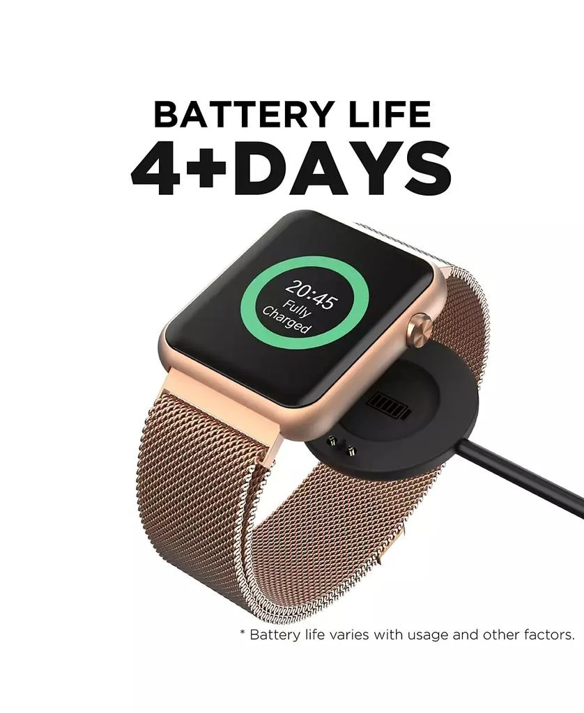 Air 4 Unisex Rose Gold-Tone Mesh Bracelet Smartwatch 41mm 商品