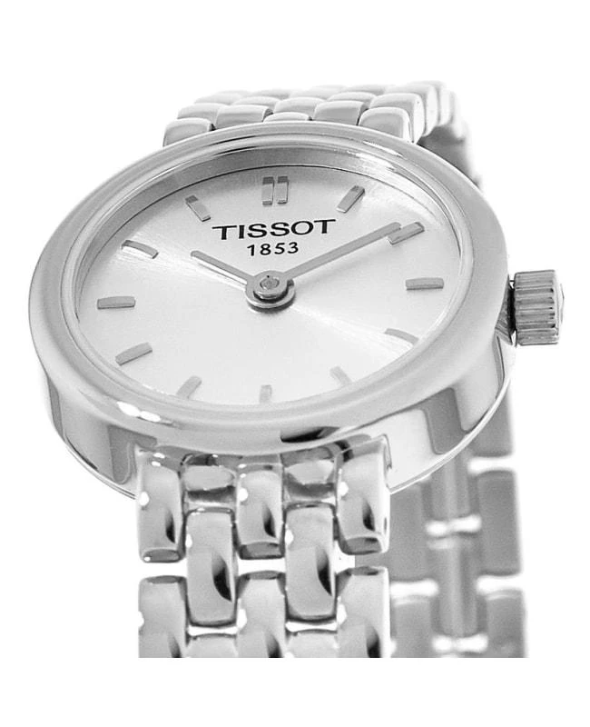商品Tissot|Tissot T-Trend Lovely Silver Dial Steel Women's Watch T058.009.11.031.00,价格¥1876,第3张图片详细描述
