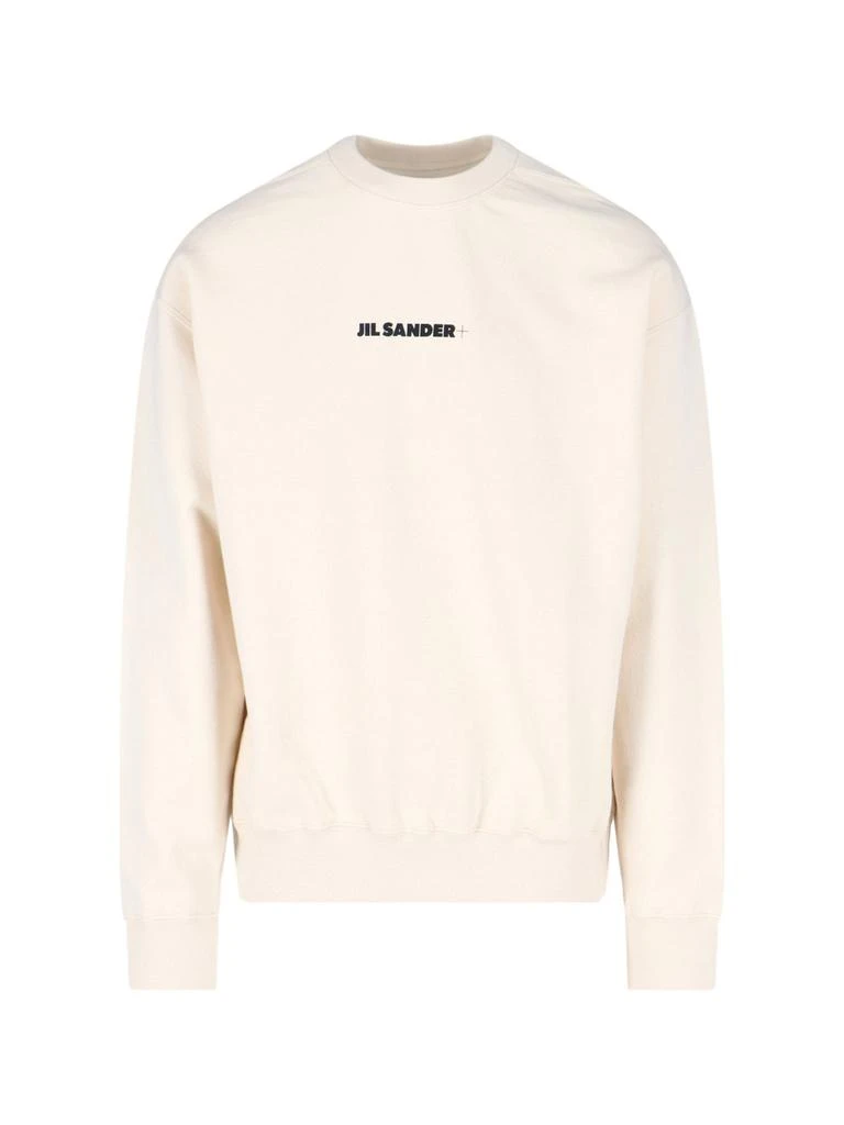 商品Jil Sander|Jil Sander+ Logo Printed Long-Sleeved Sweatshirt,价格¥1967-¥2902,第1张图片