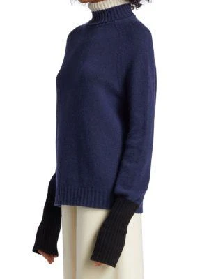 商品Majestic|Colorblock Turtleneck Sweater,价格¥1344,第3张图片详细描述