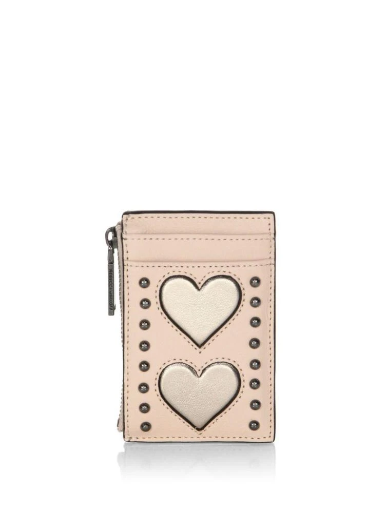 商品Rebecca Minkoff|St Trope跨 Hearts Leather Card Case,价格¥394,第1张图片