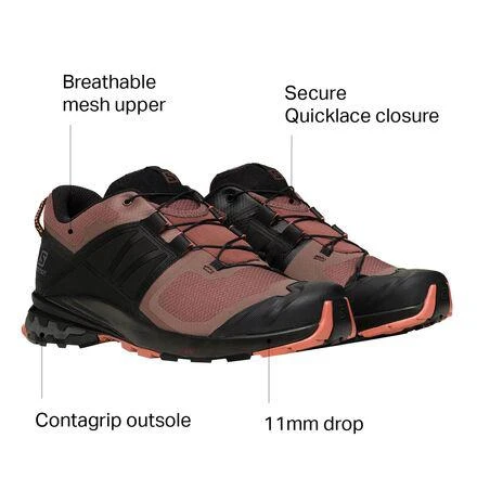 商品Salomon|XA Wild Trail Running Shoe - Women's,价格¥438,第2张图片详细描述