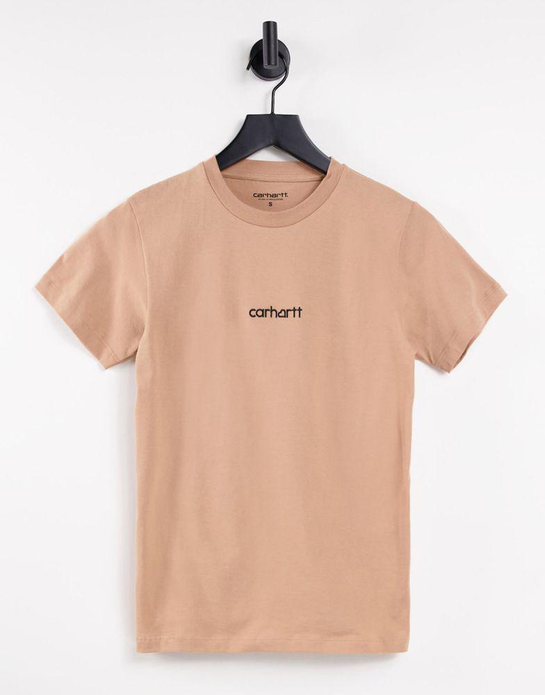 Carhartt WIP relaxed t-shirt with small chest logo商品第1张图片规格展示