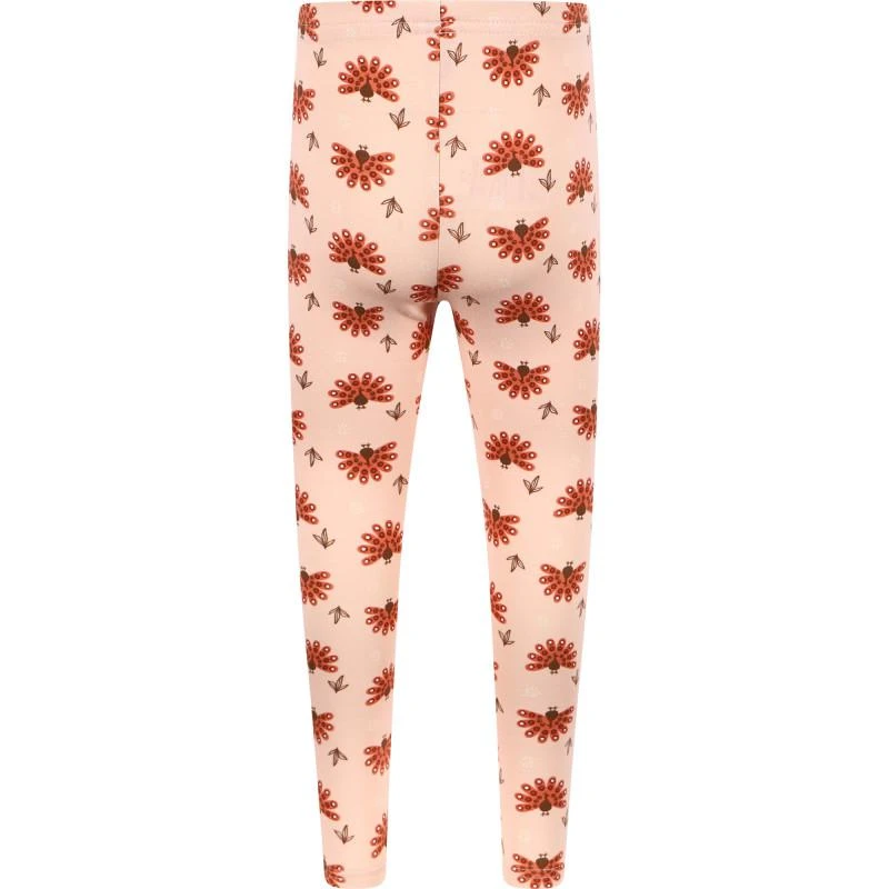 商品Fred's World by Green Cotton|Peacocks print cotton leggings in pink,价格¥198,第2张图片详细描述