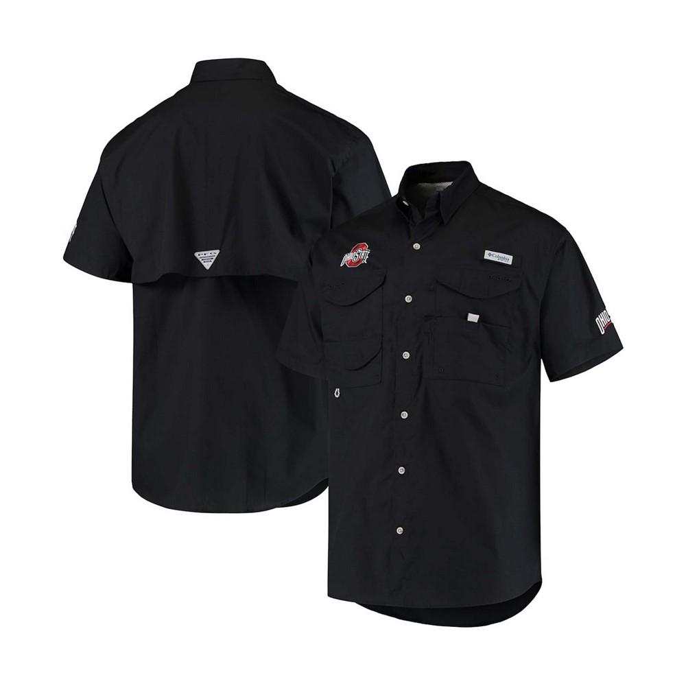 Men's PFG Ohio State Buckeyes Bonehead Button-Up Shirt商品第5张图片规格展示
