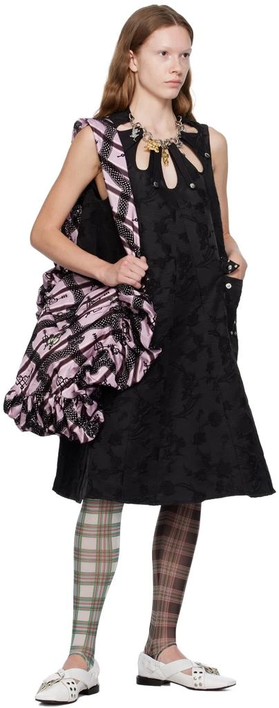商品CHOPOVA LOWENA|Black Kicker Midi Dress,价格¥6194,第4张图片详细描述