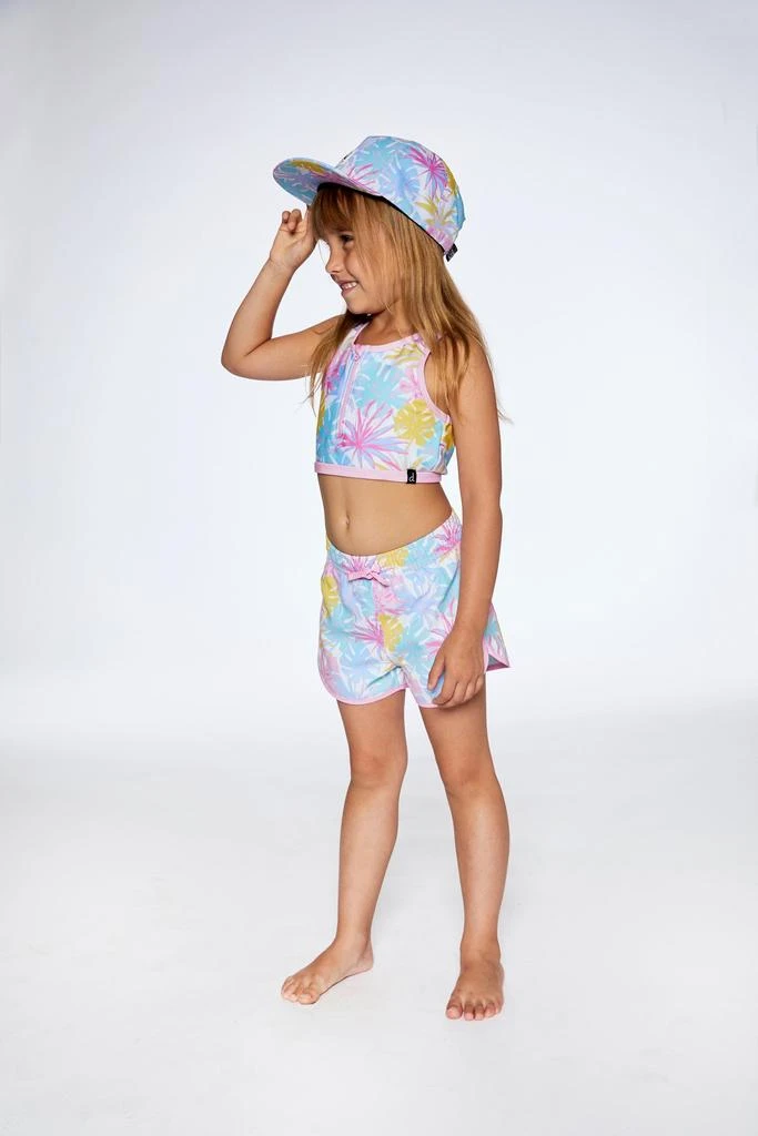 商品Deux par Deux|Cap Palm Leaf Pastel Print,价格¥286,第2张图片详细描述