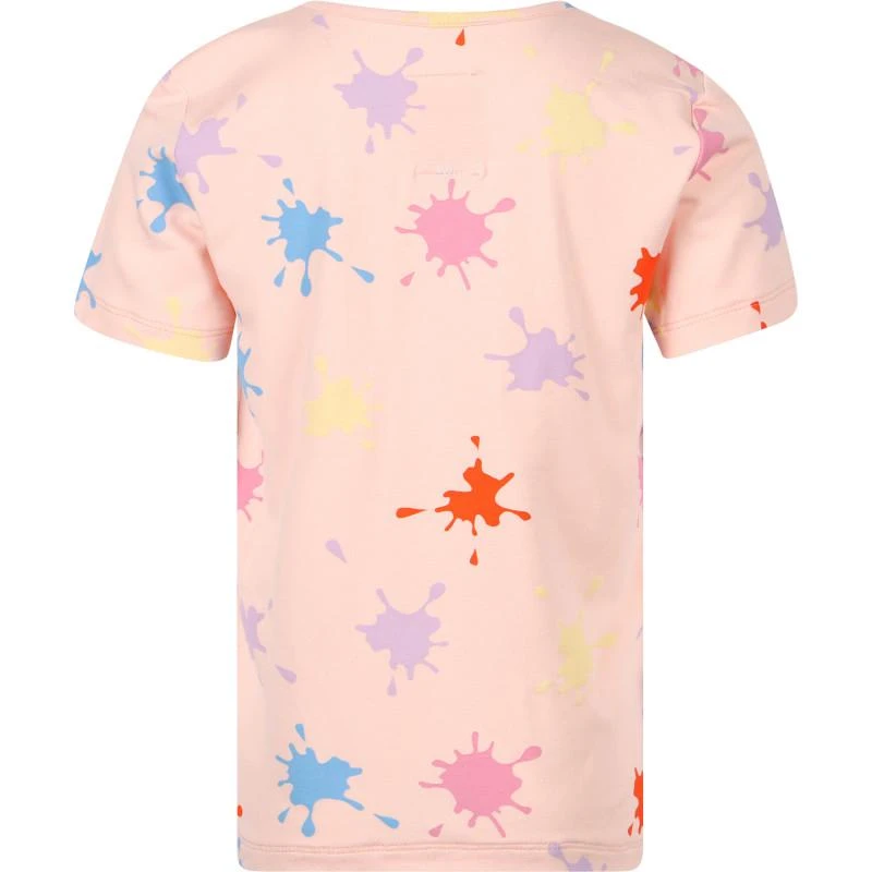 商品Wauw Capow|Art bunny paint t shirt in pink,价格¥562,第2张图片详细描述