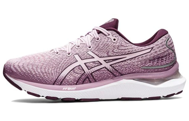 商品[国内直发] Asics|Gel-Cumulus 24 舒适 耐磨 低帮 跑步鞋 女款 紫粉,价格¥605,第1张图片