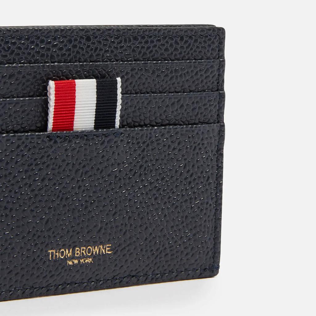 商品Thom Browne|Thom Browne Hector Tartan Appliqué Leather Card Holder,价格¥2574,第5张图片详细描述