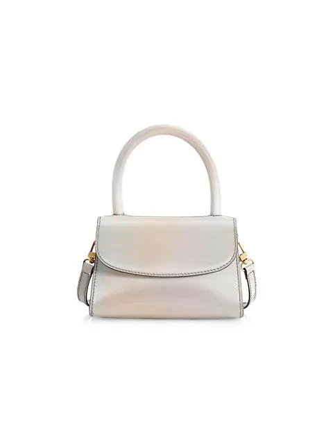 商品by FAR|Mini Iridescent Leather Top Handle Bag,价格¥2098,第1张图片