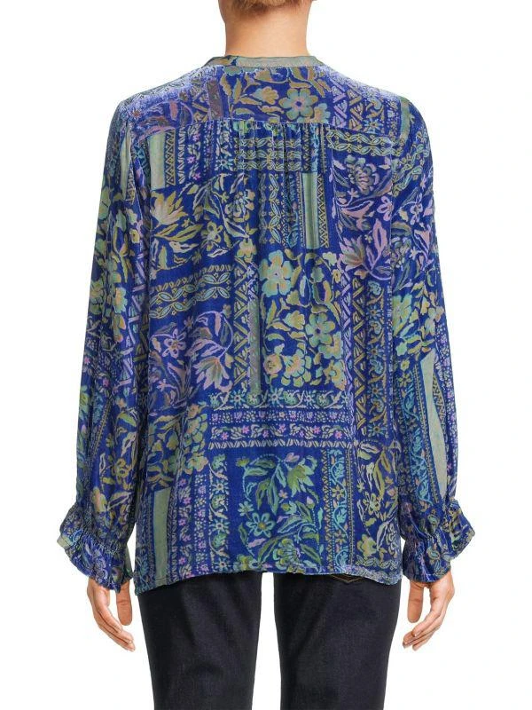 商品Johnny Was|Joasie Burnout Tunic Blouse,价格¥779,第2张图片详细描述