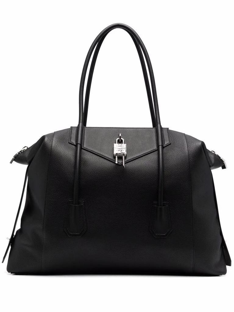 商品Givenchy|Givenchy Men's Black Leather Briefcase,价格¥25036,第1张图片
