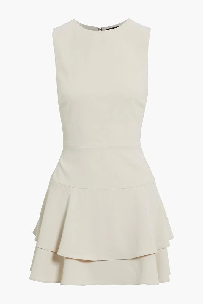 商品Alice + Olivia|Palmira tiered crepe mini dress,价格¥1176,第3张图片详细描述