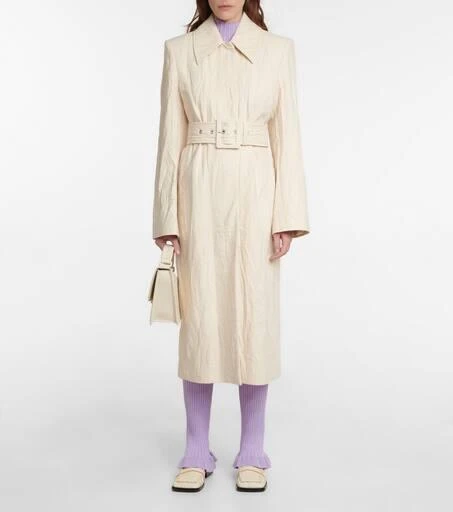 商品Acne Studios|Belted cotton twill coat,价格¥4552,第2张图片详细描述