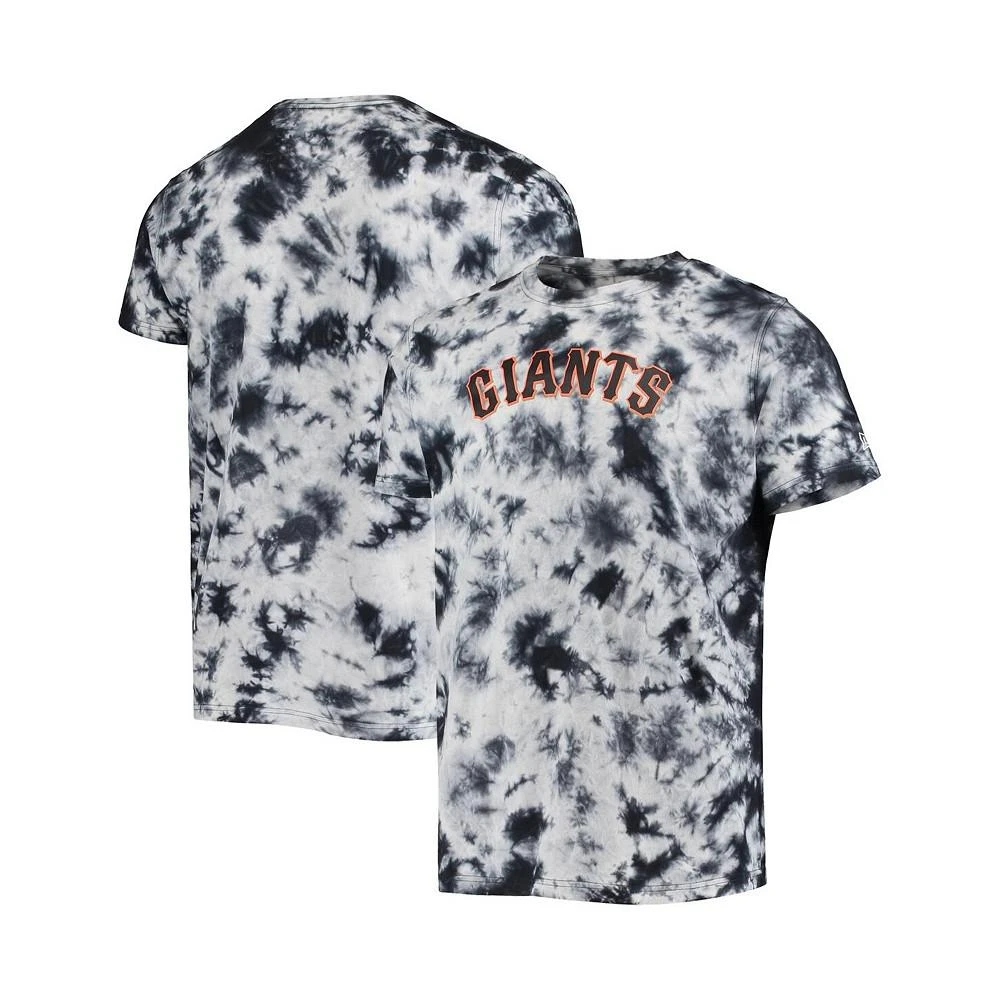 商品New Era|Men's Black San Francisco Giants Team Tie-Dye T-shirt,价格¥279,第1张图片