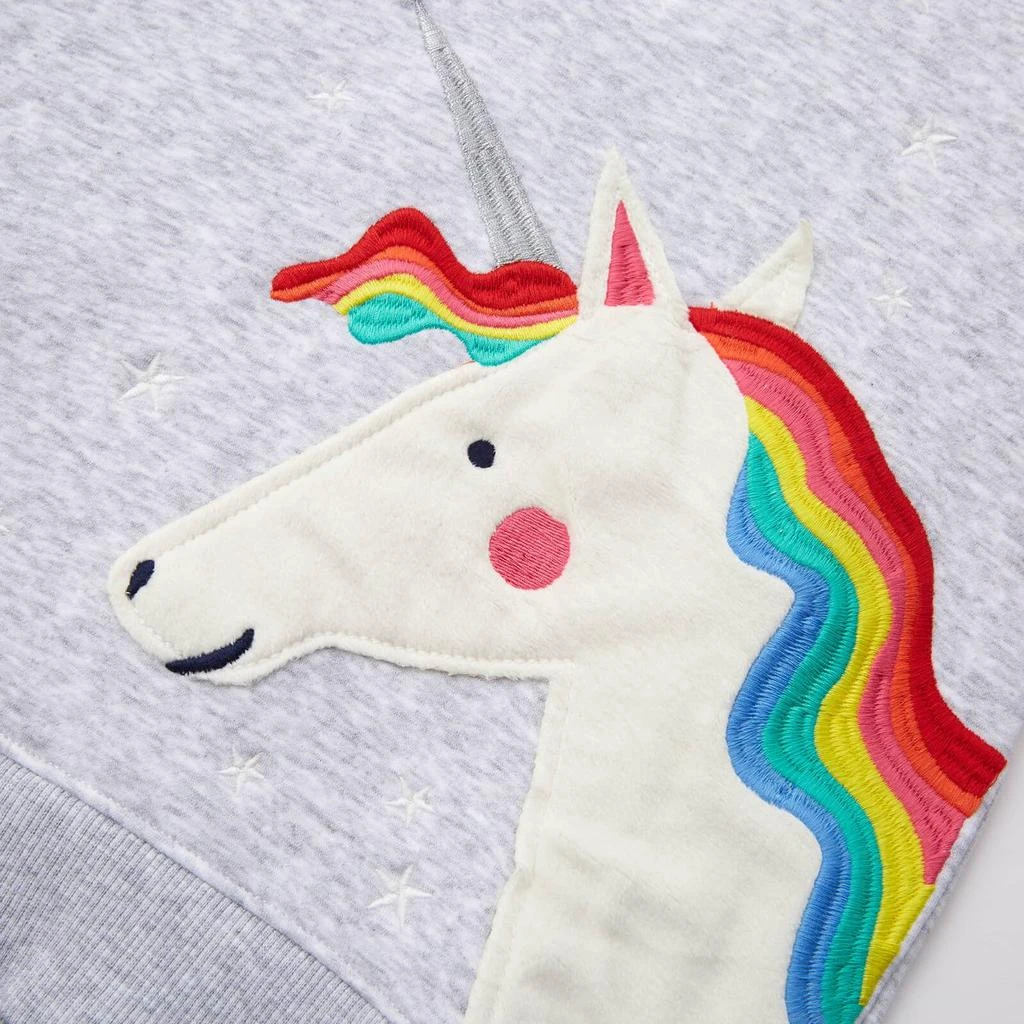 商品Joules|Joules Kids' Mackenzie Unicorn Cotton-Jersey Jumper,价格¥173,第3张图片详细描述